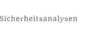 Sicherheitsanalysen